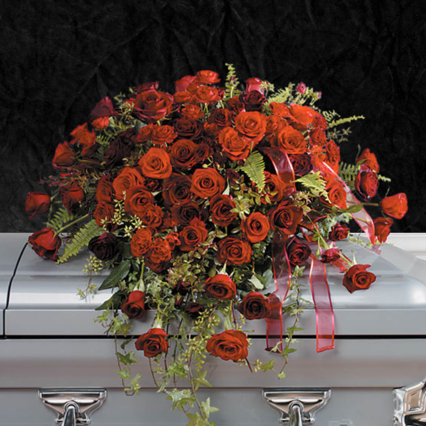 Loving Roses Casket Spray